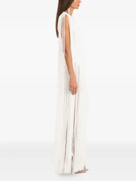 Rochie maxi Ana Radu cu paiete alb