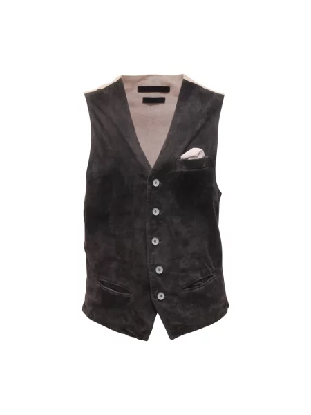 Kamizelka The Jack Leathers skórzana czarna