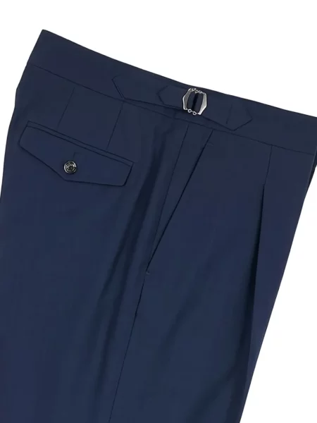 Pantaloni Tombolini cu cataramă albastru