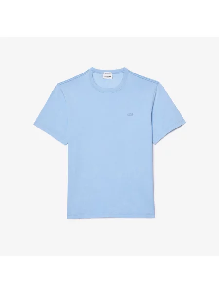 Классическая футболка Lacoste голубая
