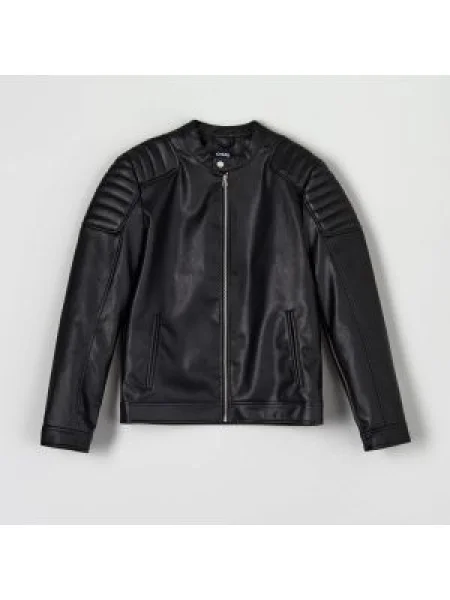 Sinsay Motorkářská bunda Černý