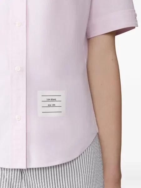 Cămașă Thom Browne scurtă roz
