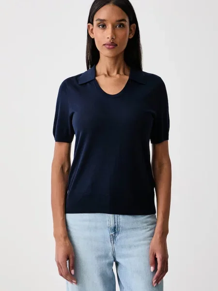 Tricou polo United Colors Of Benetton din lyocell