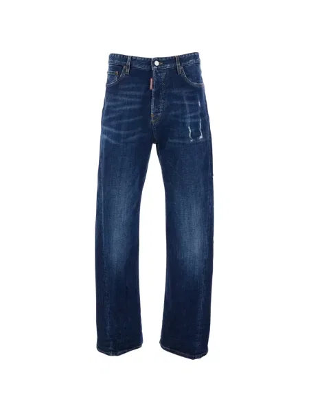 Blugi Dsquared2 zdrențuiți albastru