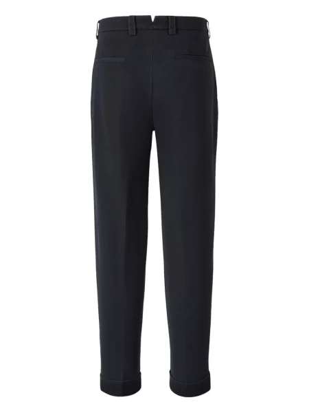 Pantaloni Berwich plisate albastru