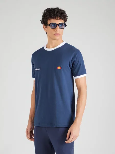 ELLESSE Tričko Ringetto námornícka modrá / oranžová / červená biela