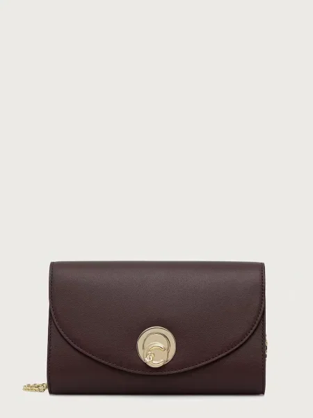 Coccinelle geantă crossbody pentru femei din piele NIKLA SMOOTH