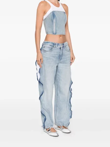 Blugi Alexander Wang plasă albastru