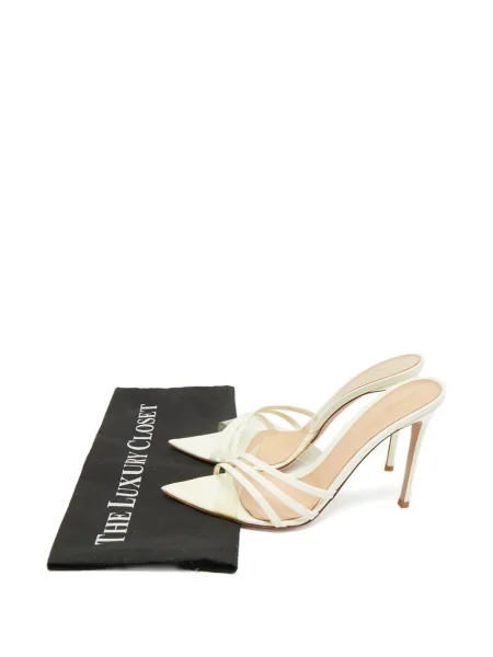 Sandale Gianvito Rossi din piele alb