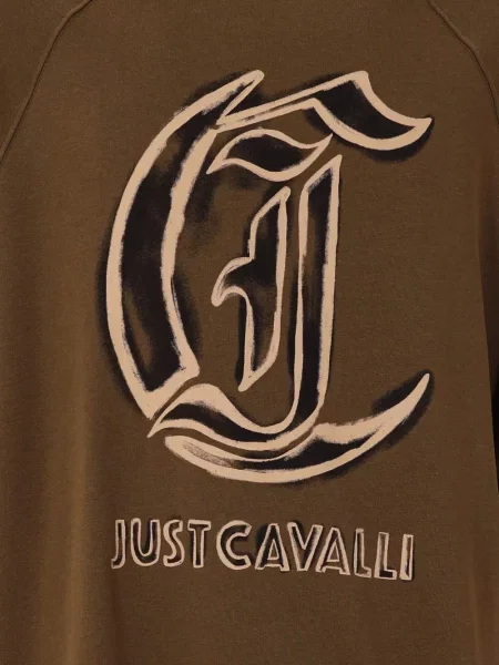Hanorac Just Cavalli cu imagine maro