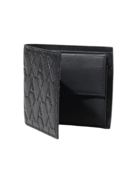 Portofel Mare pentru Bărbați Armani Exchange negru