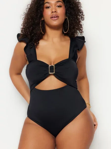 Kupaći kostim Trendyol crna