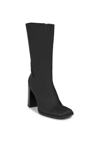 Calvin Klein Jeans Botine Heel Zip Boot Lth Wn negru