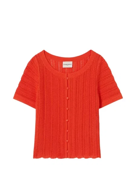 Top Claudie Pierlot tricotate portocaliu