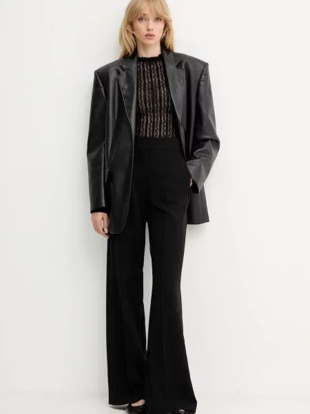 Блузка MAX&Co. однотонна чорний