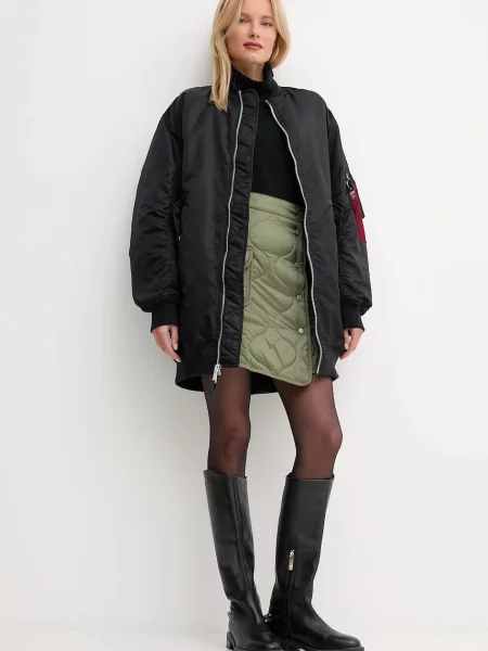 Alpha Industries spódnica mini rozkloszowana zielony