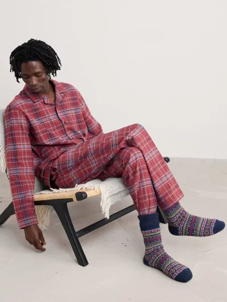 Seasalt Cornwall Pijama lungă Netter' roșu