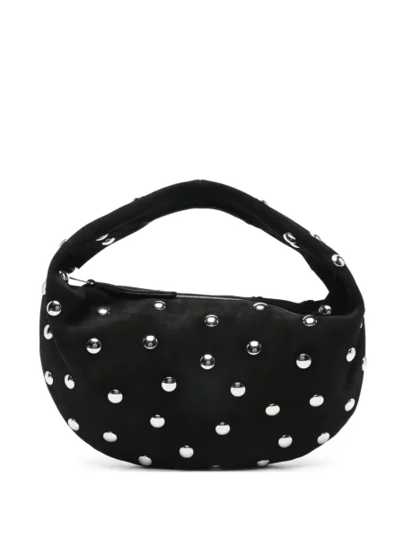 Geanta hobo Khaite cu tepi negru