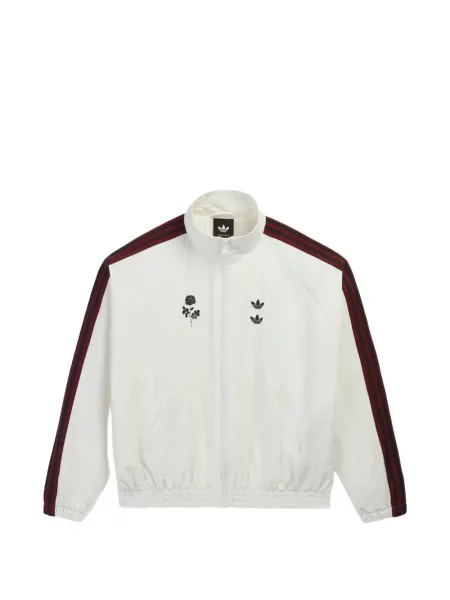 Geacă Adidas cu imagine alergare alb