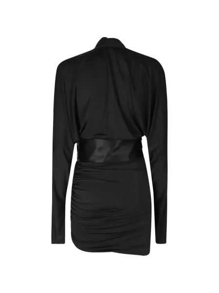 Rochie mini The Andamane cu volane plic negru