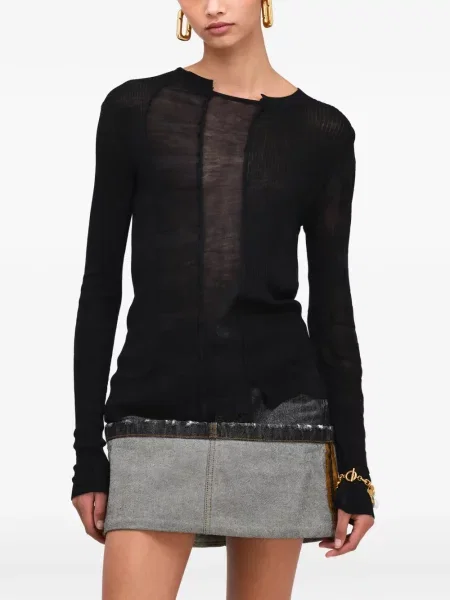 Lung top Marc Jacobs negru