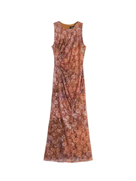 Desigual Rochie cocktail Lua portocaliu