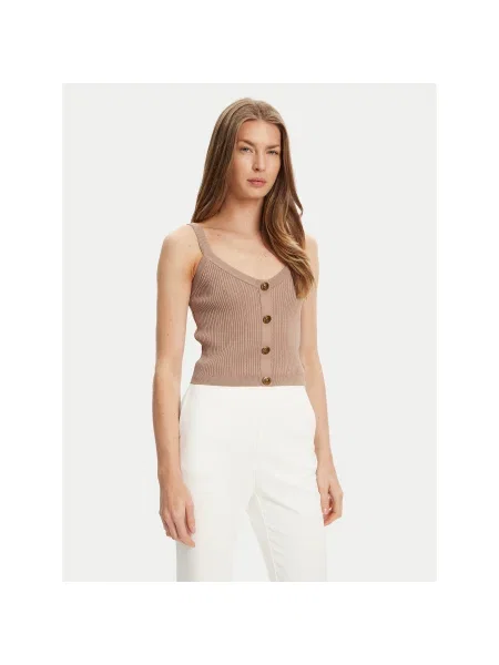 Guess Felső Regular Fit zöld