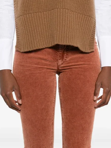 Pantaloni Marant Etoile de catifea cord cu 5 buzunare portocaliu