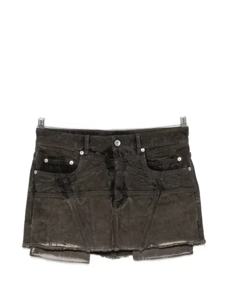 Fusta mini Rick Owens Drkshdw gri