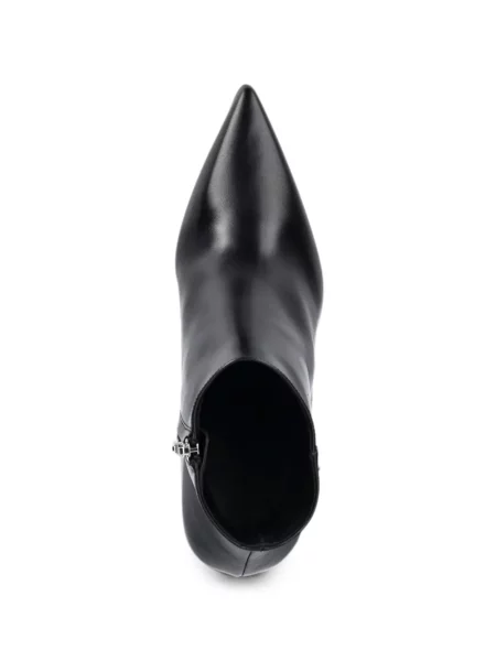 Cizme scurte Max Mara din piele negru