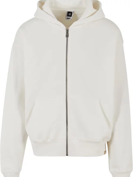 DEF Hanorac alb murdar gri