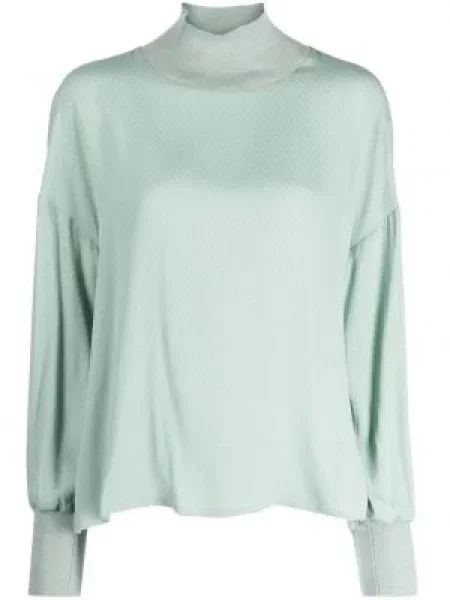 Szeroki sweter Lorena Antoniazzi zielony