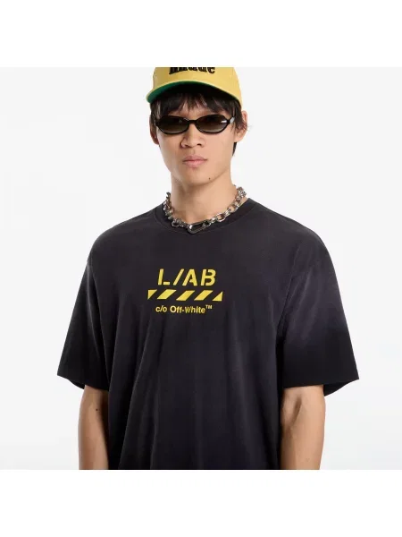 Tričko L/ab C/o Off-white biela