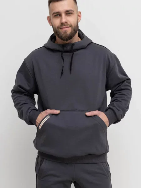 Мужское худи сіра