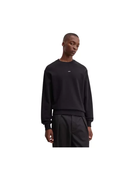 Bluza A.p.c. z logo czarna