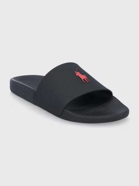 Polo Ralph Lauren Klapki Polo Slide czarny