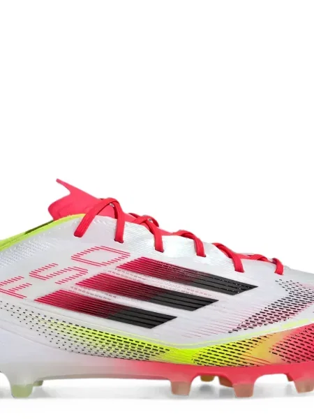 Fotbal sneakerși Adidas Climacool cu autograf cu dungi roșu