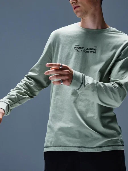 Лонгслив Diverse хаки