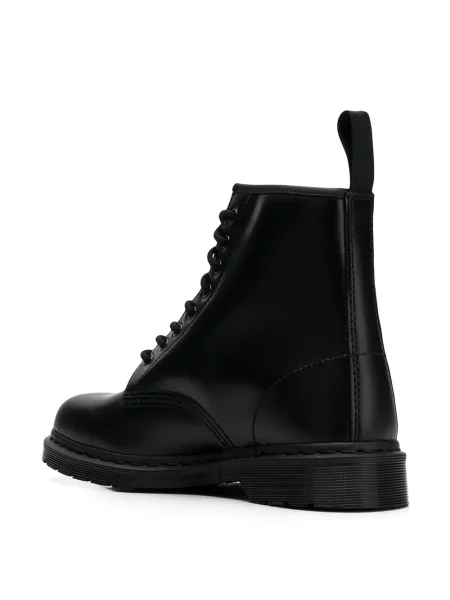 Šněrovací krajkové kotníkové boty Dr. Martens černé