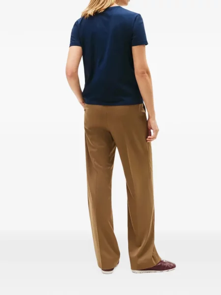 Tricou Tommy Hilfiger cu autograf albastru