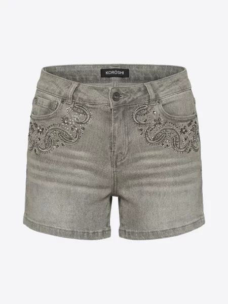 KOROSHI Jeans denim / închis gri
