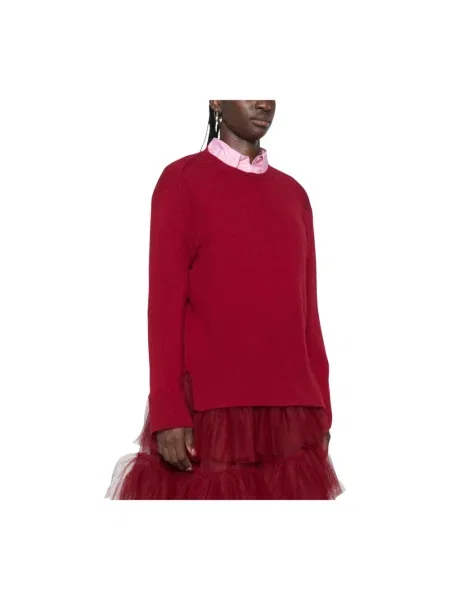 Dzianinowy sweter Be You czerwony