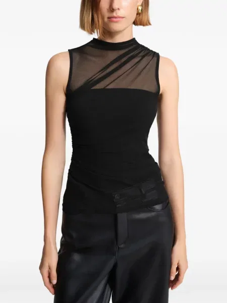 Top Marcella plasă negru