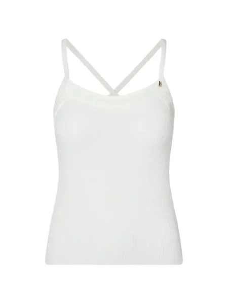 Top Liu Jo tricotate alb