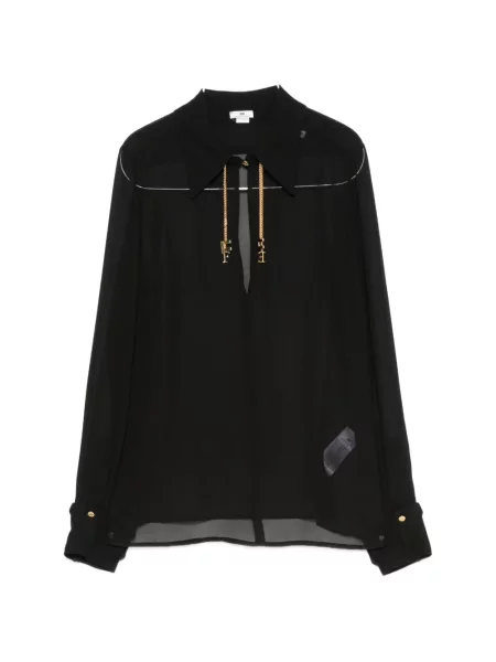Lung bluză Elisabetta Franchi negru