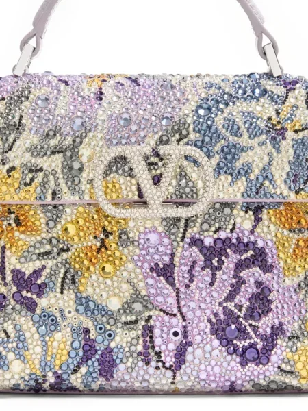 Geantă Valentino Garavani violet