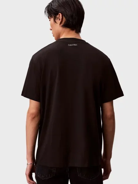 Графический футболка Calvin Klein Jeans черная