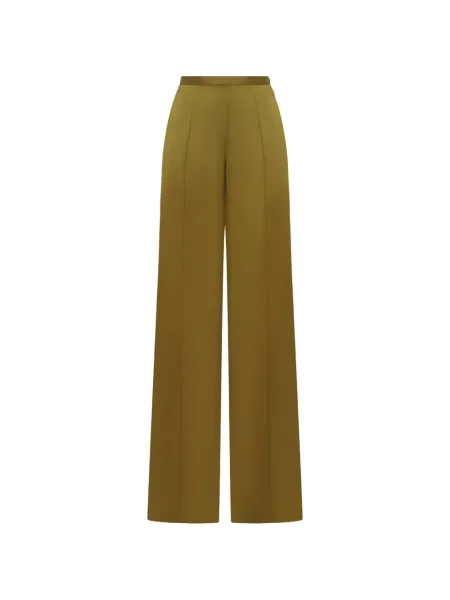 Pantaloni Taller Marmo din satin verde