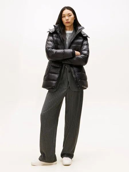 Tommy Hilfiger Geacă din puf Gloss negru