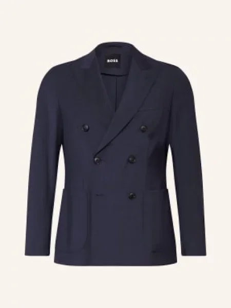 Boss Marynarka Hanry Slim Fit blau niebieska